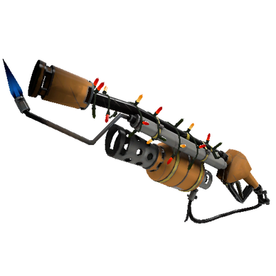 Unusual Festivized Killstreak Turbine Torcher Flame Thrower (Minimal Wear)