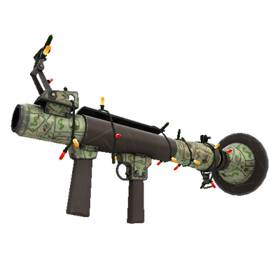 Strange Festivized Bank Rolled Rocket Launcher (Field-Tested)