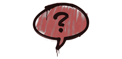 Sealed Graffiti | Question Mark (Blood Red)