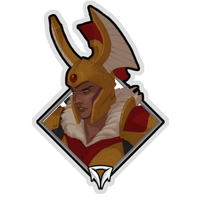 Gold Crownfall Sticker - Legion Commander