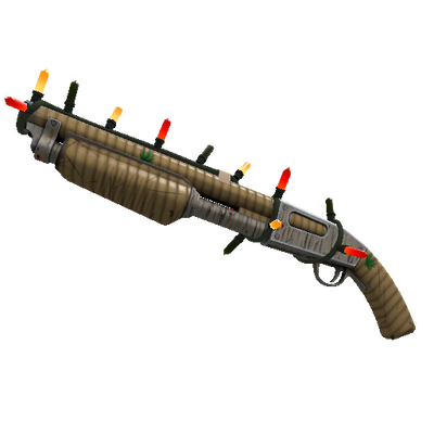 Strange Festivized Specialized Killstreak Bamboo Brushed Shotgun (Field-Tested)