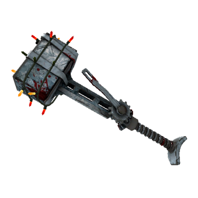 Festivized Specialized Killstreak Glacial Glazed Powerjack (Battle Scarred)