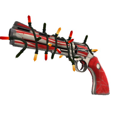 Festivized Peppermint Swirl Revolver (Well-Worn)