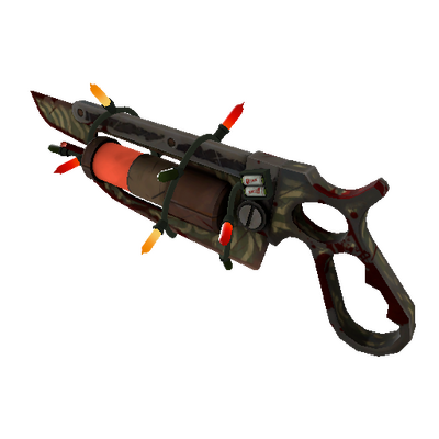 Festivized Forest Fire Mk.II Ubersaw (Battle Scarred)
