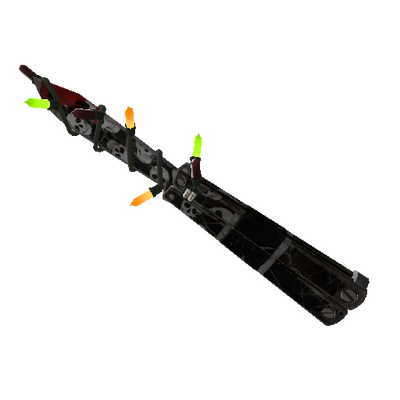 Strange Festivized Skull Cracked Knife (Battle Scarred)
