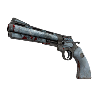 Glacial Glazed Revolver (Battle Scarred)