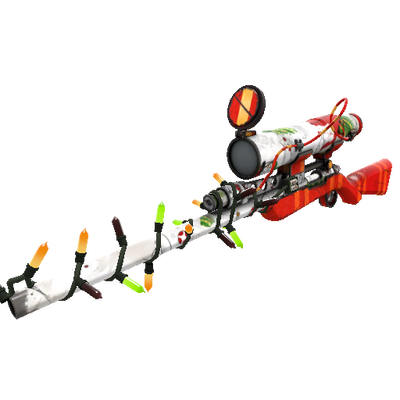 Strange Festivized Killstreak Snow Globalization Sniper Rifle (Well-Worn)