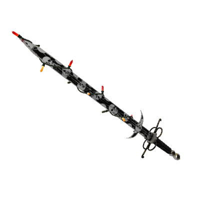 Strange Festivized Professional Killstreak Skull Cracked Claidheamh Mòr (Field-Tested)