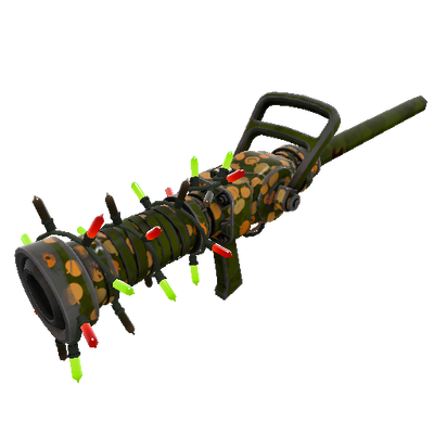 Strange Festivized Gourdy Green Medi Gun (Well-Worn)