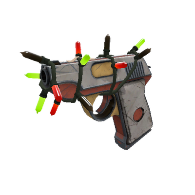 Strange Festivized Civic Duty Mk.II Pistol (Well-Worn)