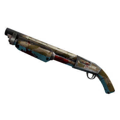 Red Bear Shotgun (Battle Scarred)