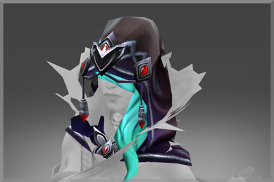 Inscribed Winter Lineage Hood of the Mothbinder