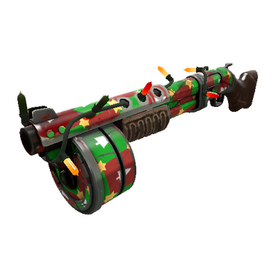 Gifting Mann's Wrapping Paper Паническая атака (Закалённое в боях) с украшениями