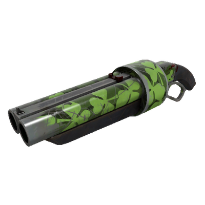 Strange Clover Camo'd Scattergun (Well-Worn)