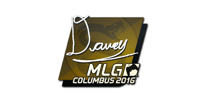 Sticker | DAVEY | MLG Columbus 2016