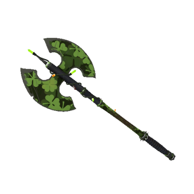 Festivized Clover Camo'd Scotsman's Skullcutter (Field-Tested)