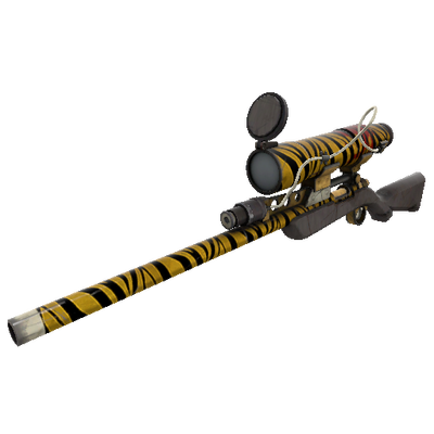 Strange Tiger Buffed Sniper Rifle (Well-Worn)