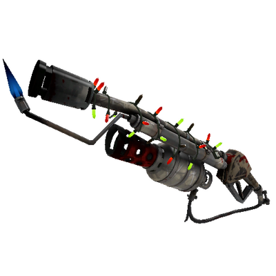 Festivized Spider Season Flame Thrower (Battle Scarred)
